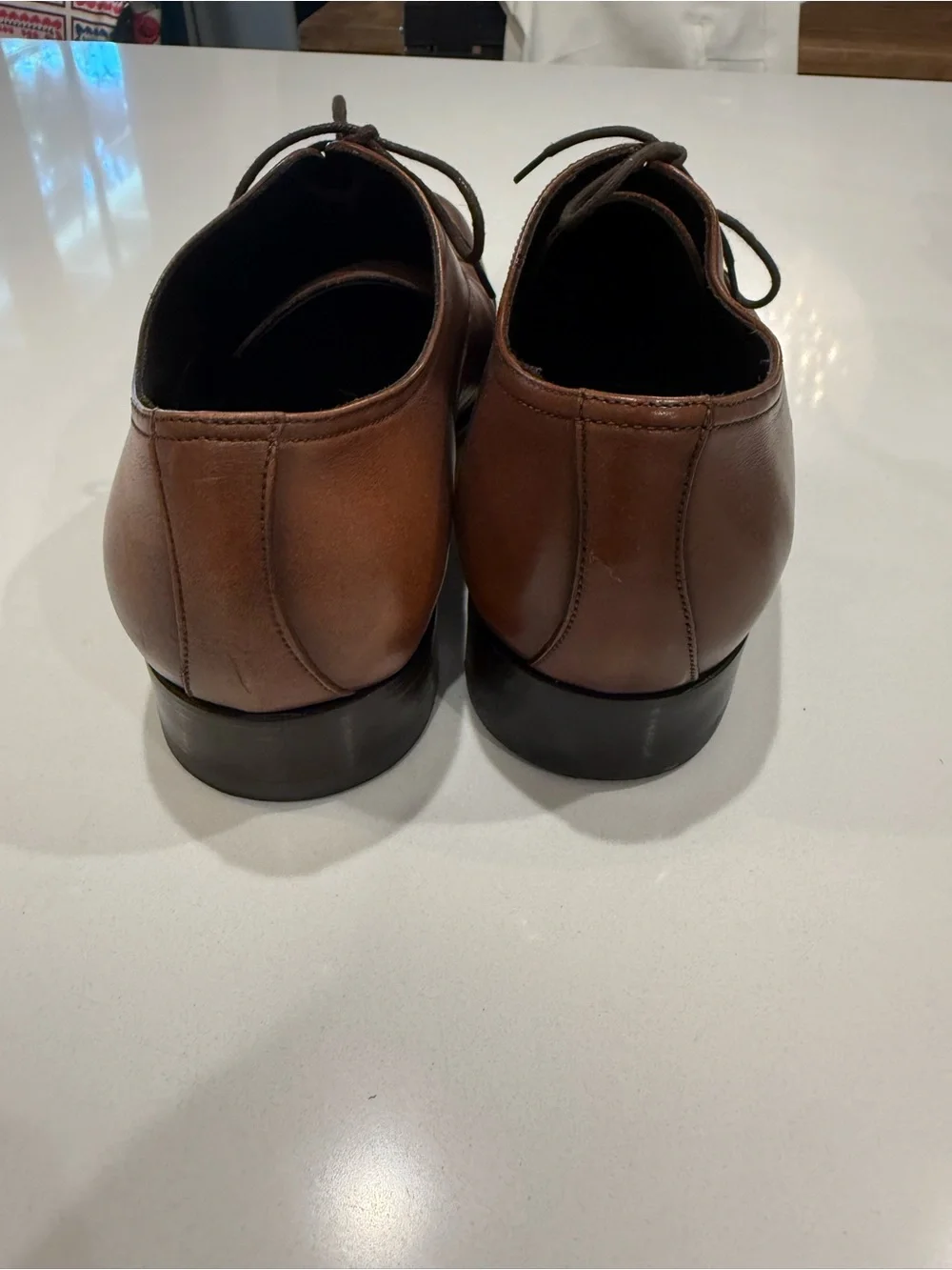 To Boot Brown Leather Cap-Toe Derbys